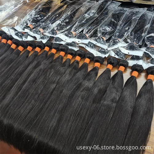 Wholesale Mink Brazilian Human Hair Weave Bundles with Closure Raw Mink Indian Human Hair Extension Virgin Cuticle Aligned Hair